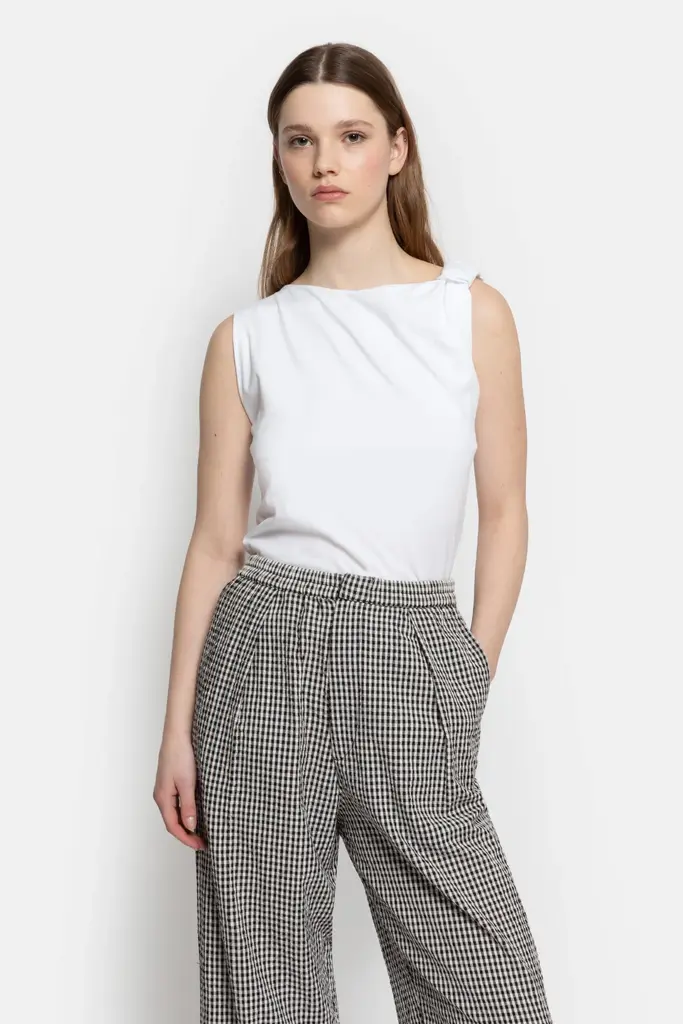 Âme Antwerp Miles Pants - Black & White Check