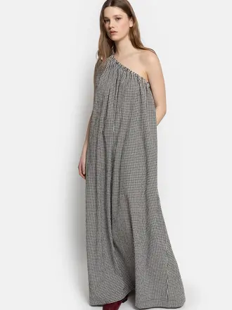 Âme Antwerp Lourose Dress - Black/White Checks