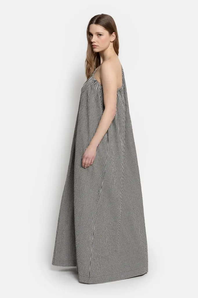 Âme Antwerp Lourose Dress - Black/White Checks