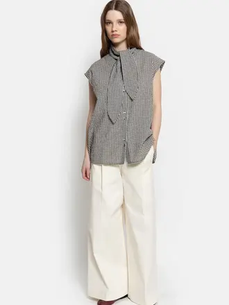 Âme Antwerp Nori Shirt - Black/White Checks