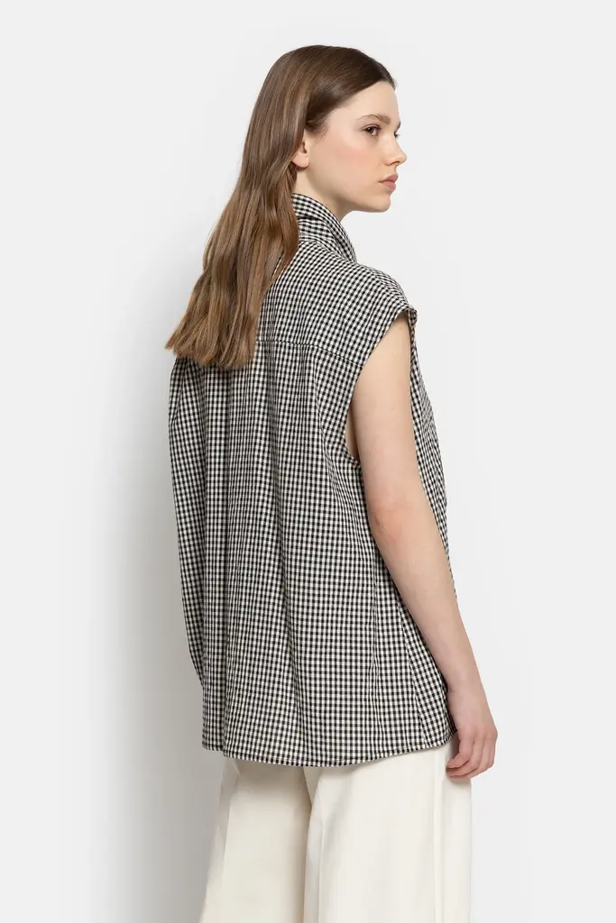Âme Antwerp Nori Shirt - Black/White Checks