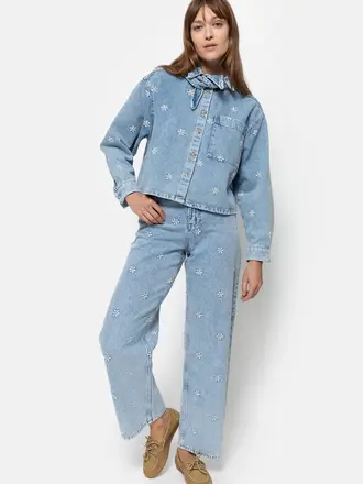 Âme Antwerp Nobody Embroidered Shirt - Blue