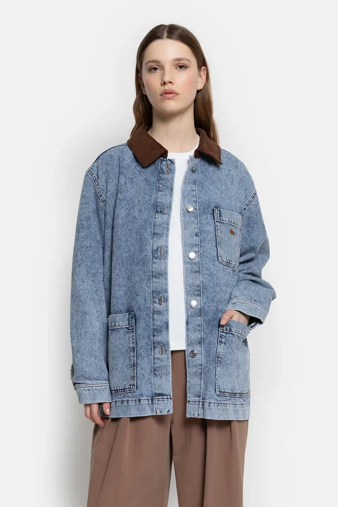 Âme Antwerp Noise Jacket - Blue Denim