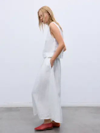 The New Society Melissa Skirt - Pure Cloud