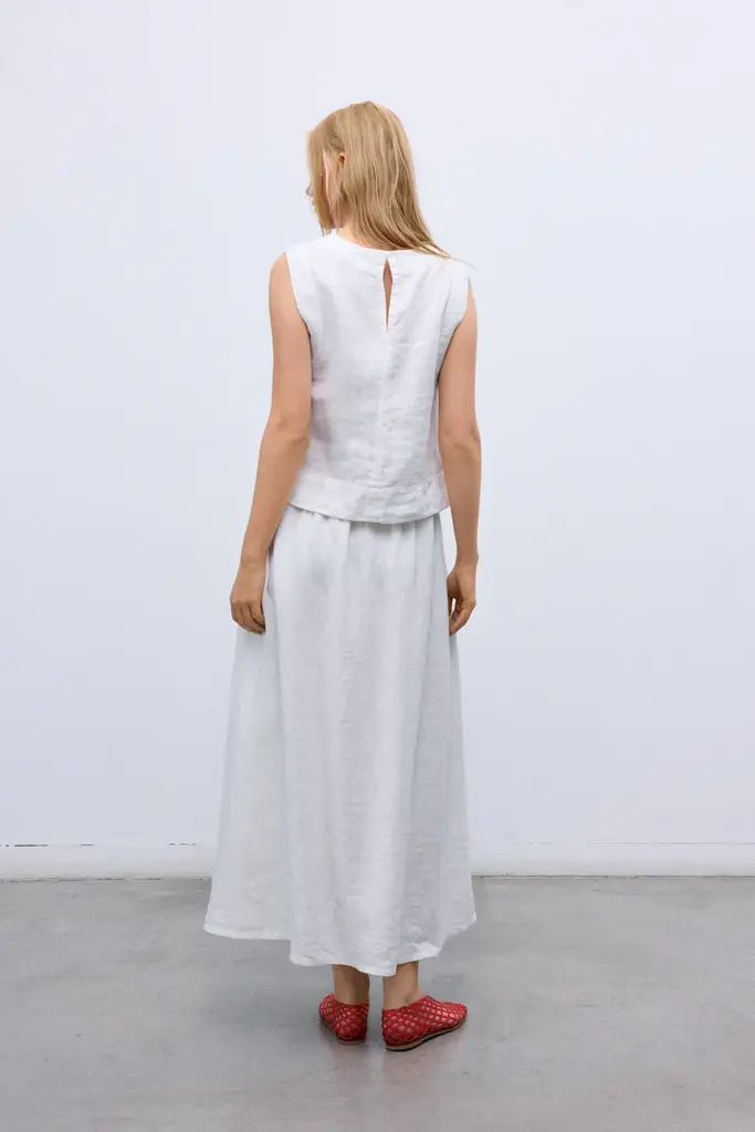 The New Society Melissa Top - Pure Cloud