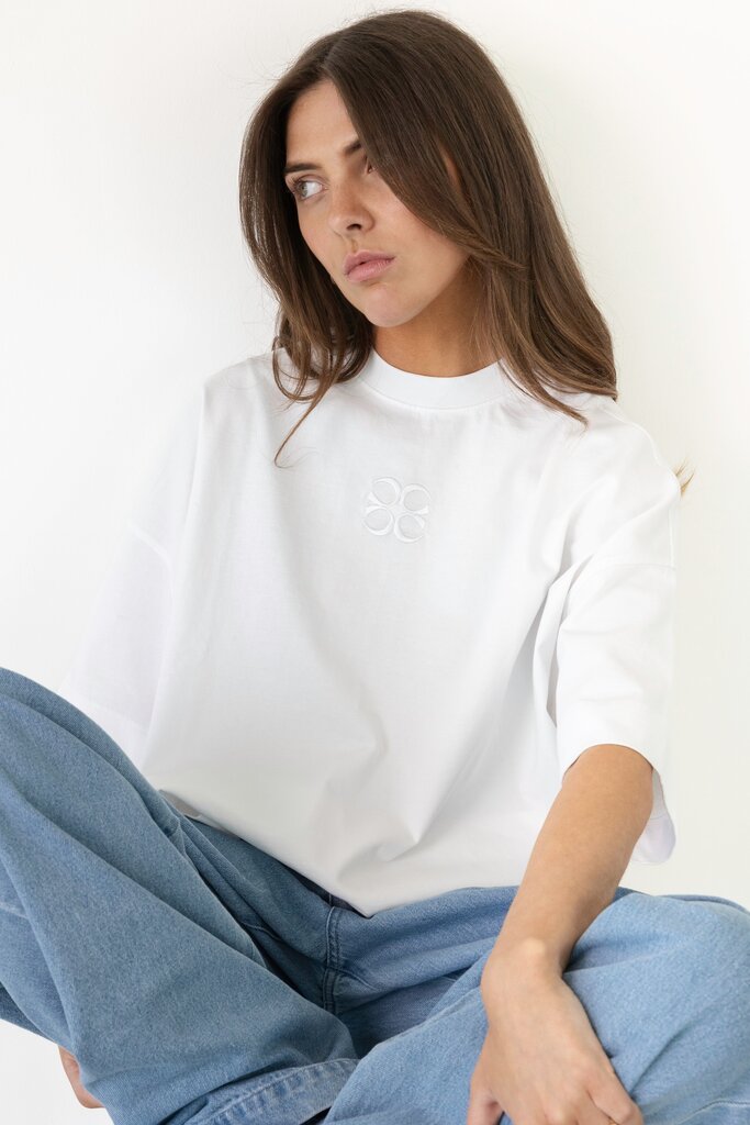 Cou Cou Collection Mimosa Tee Short Sleeves - White