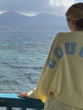 Cou Cou Collection Joseph Sweater (Terry) - Butter Yellow