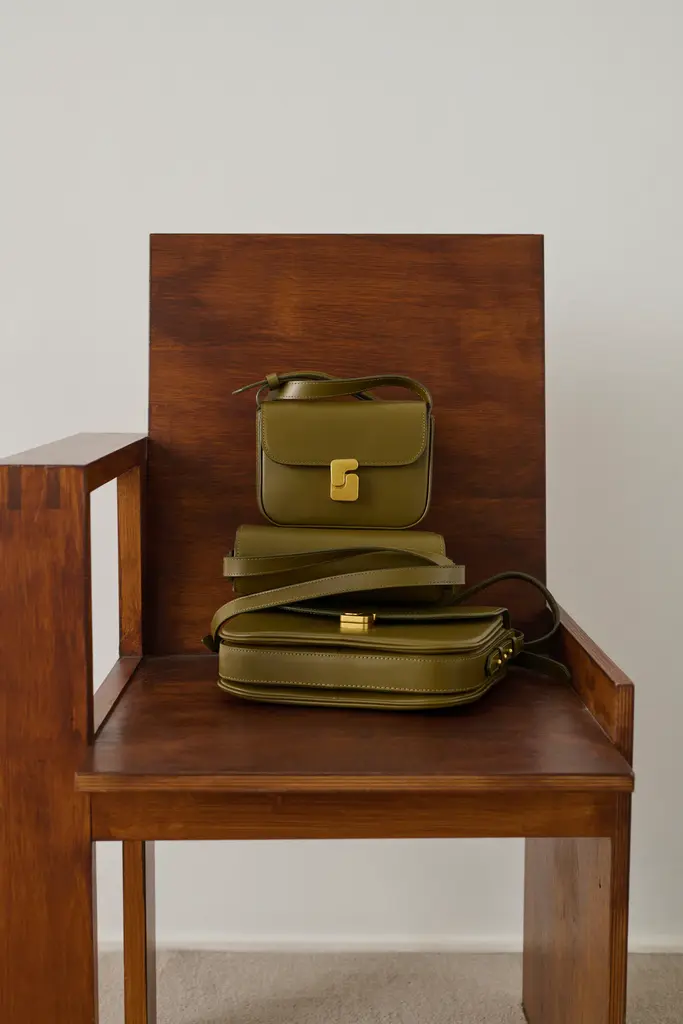 Soeur Bell Handbag - Kaki