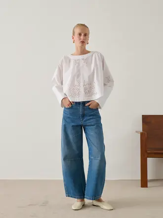 Soeur Hansel Blouse - Blanc