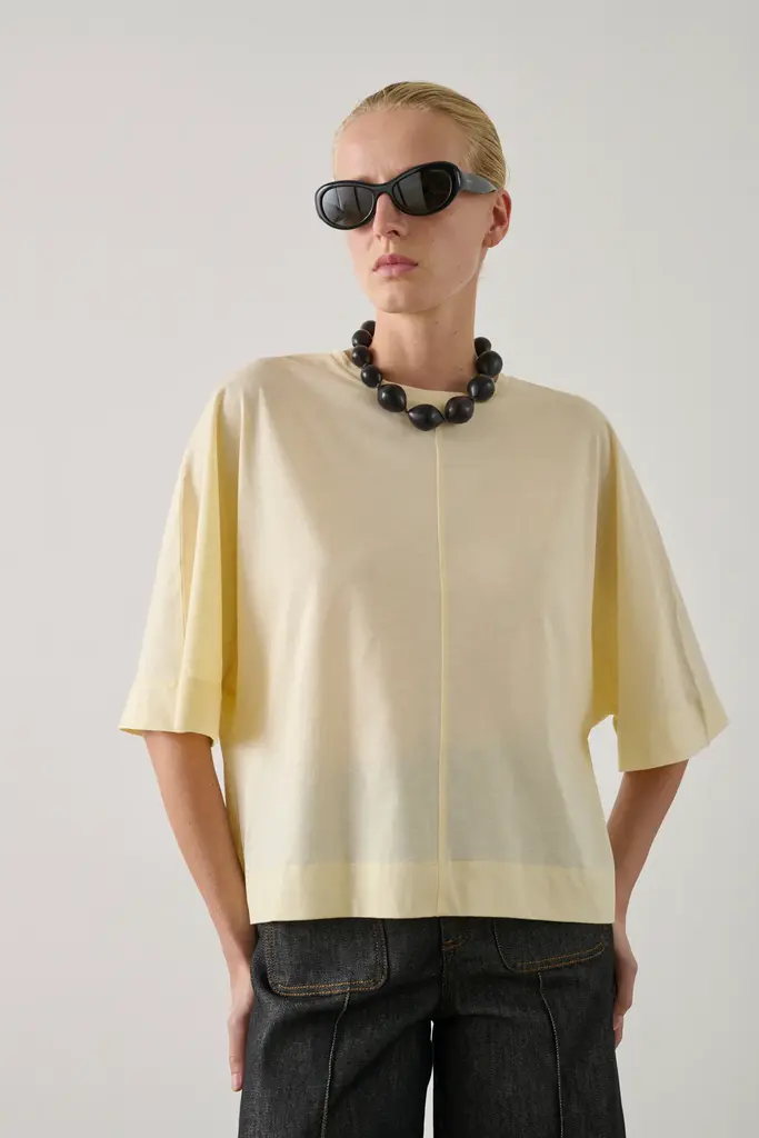 Soeur Helsinki T-shirt - Jaune Pale