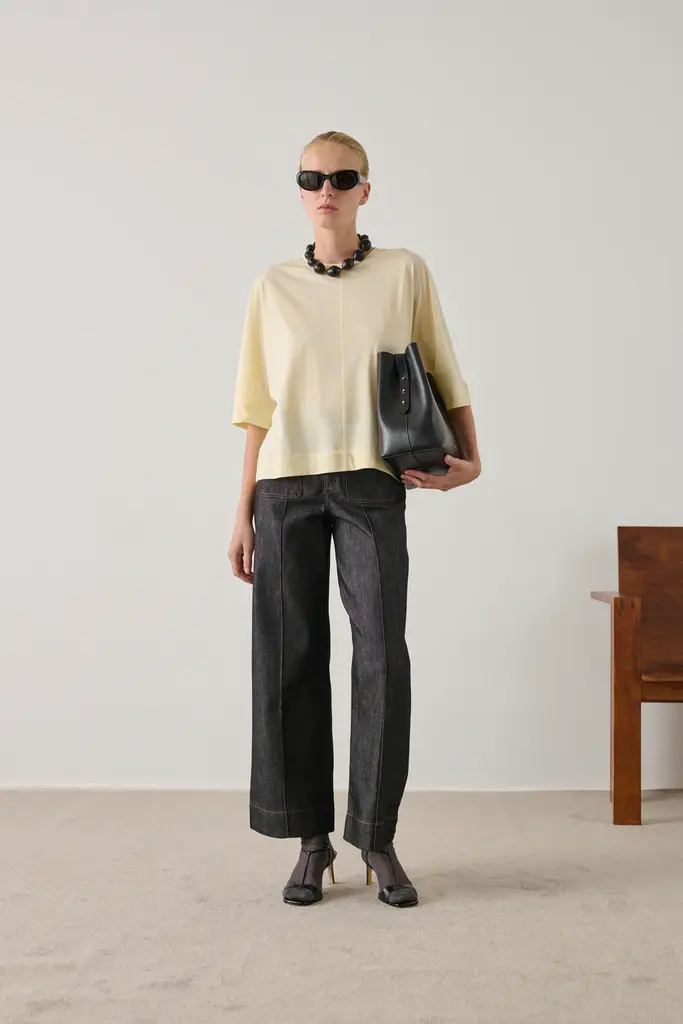 Soeur Helsinki T-shirt - Jaune Pale