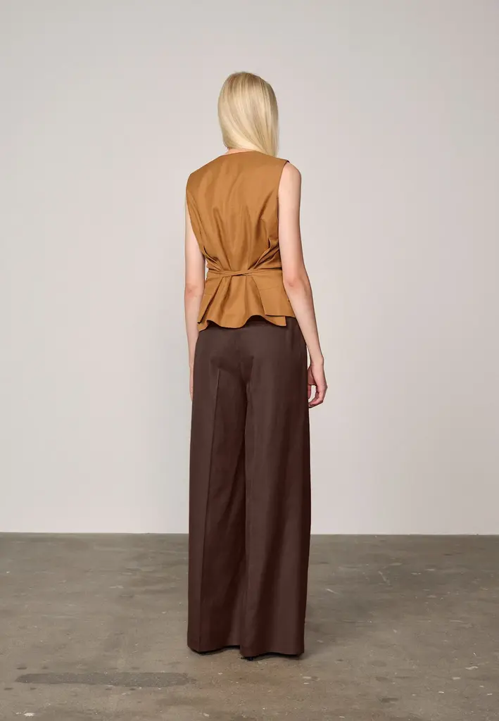 Birgitte Herskind Lotus Waist Pants - Java Brown