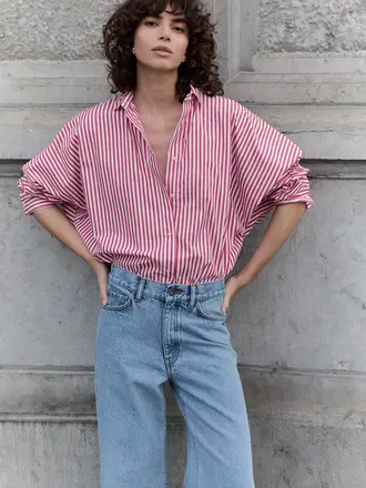 Liv The Label Miley Shirt - Red Striped