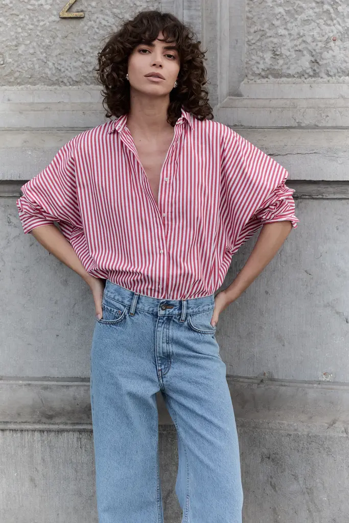 Liv The Label Miley Shirt - Red Striped