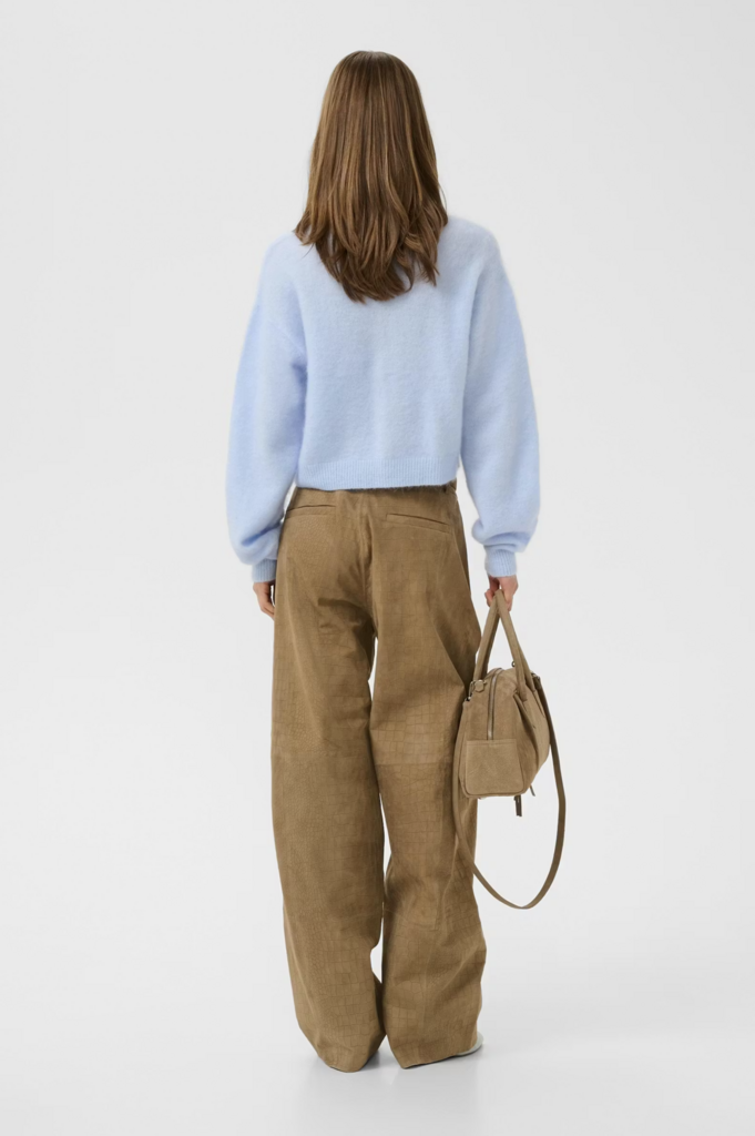 Gestuz Debbie Short Cardigan - Blue Finch Melange