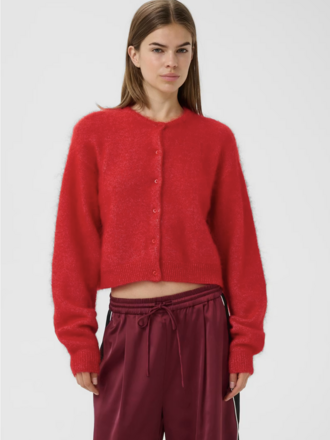 Gestuz Debbie Short Cardigan - Postbox Melange