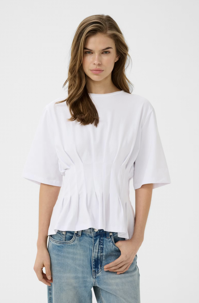 Gestuz Inez Tee - Bright White