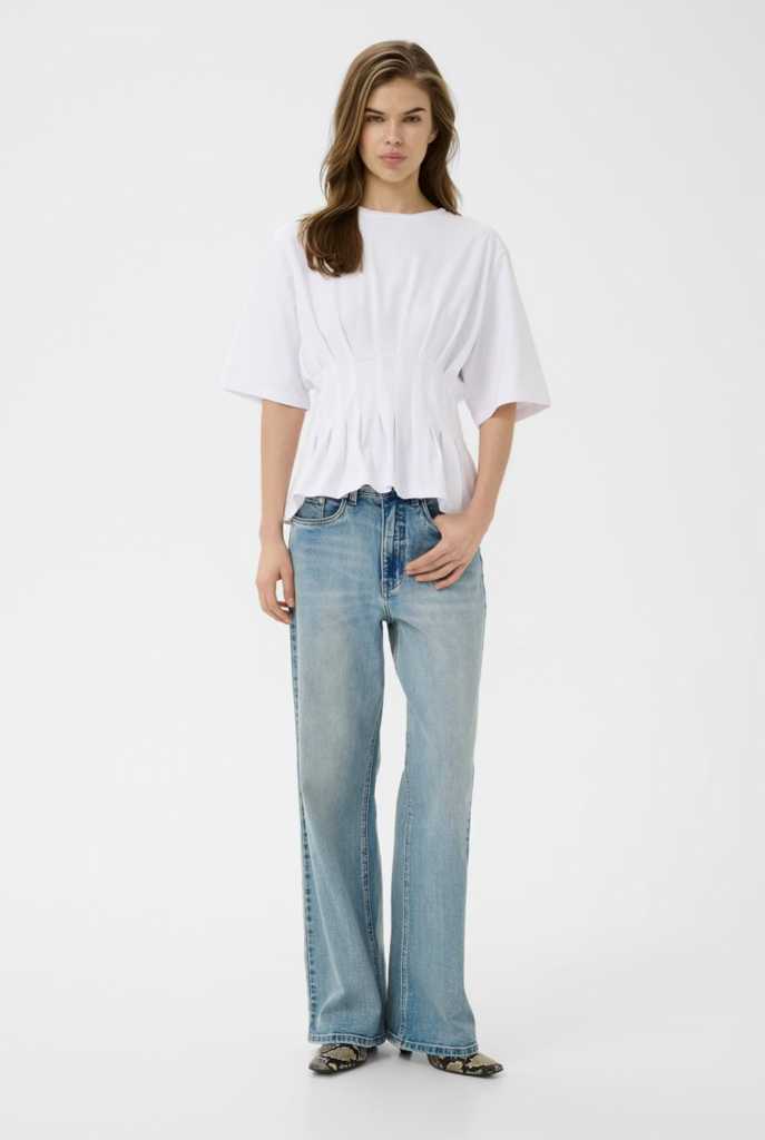 Gestuz Inez Tee - Bright White