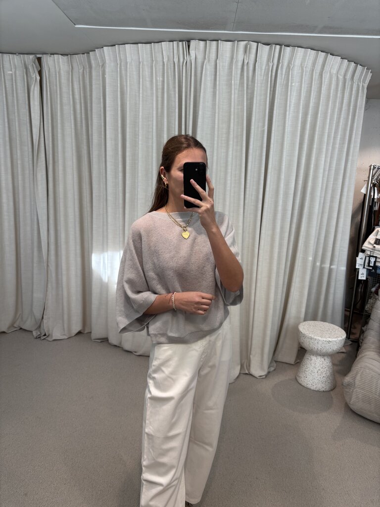 Absolut Cashmere Benedicta Knit - Moonstone