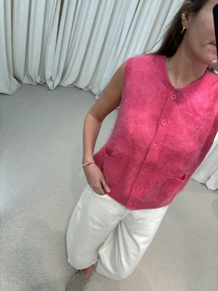 Absolut Cashmere Lana Debardeur - Pop Pink