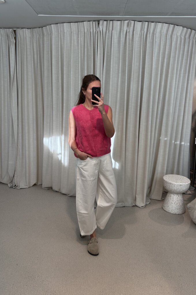 Absolut Cashmere Lana Debardeur - Pop Pink