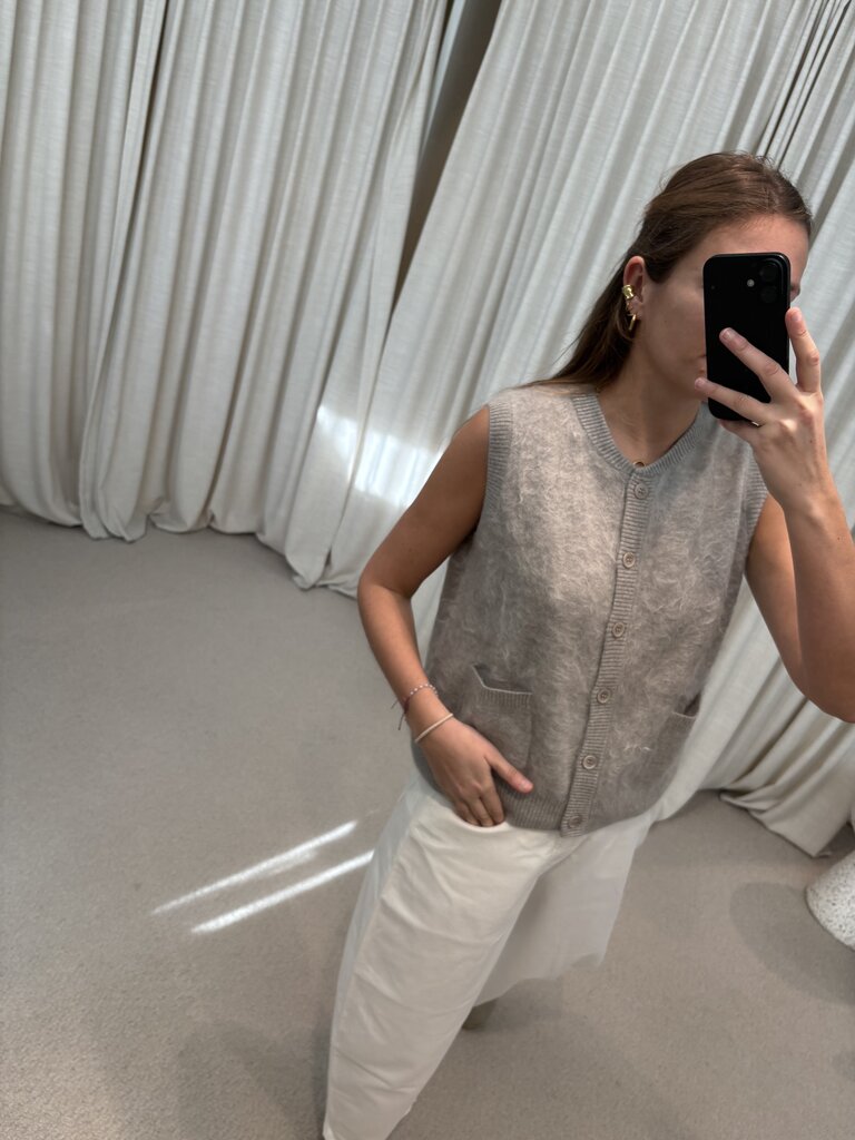 Absolut Cashmere Lana Debardeur - Light Heather Grey