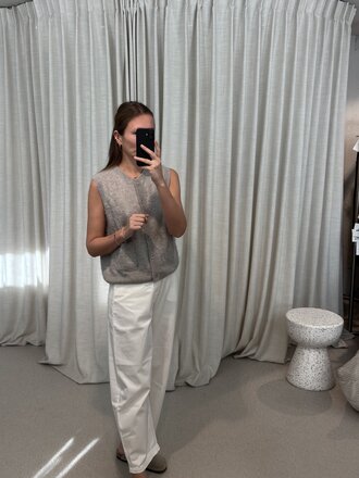 Absolut Cashmere Lana Debardeur - Light Heather Grey