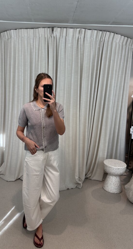 Absolut Cashmere Molly Cardigan - Light Heather Grey