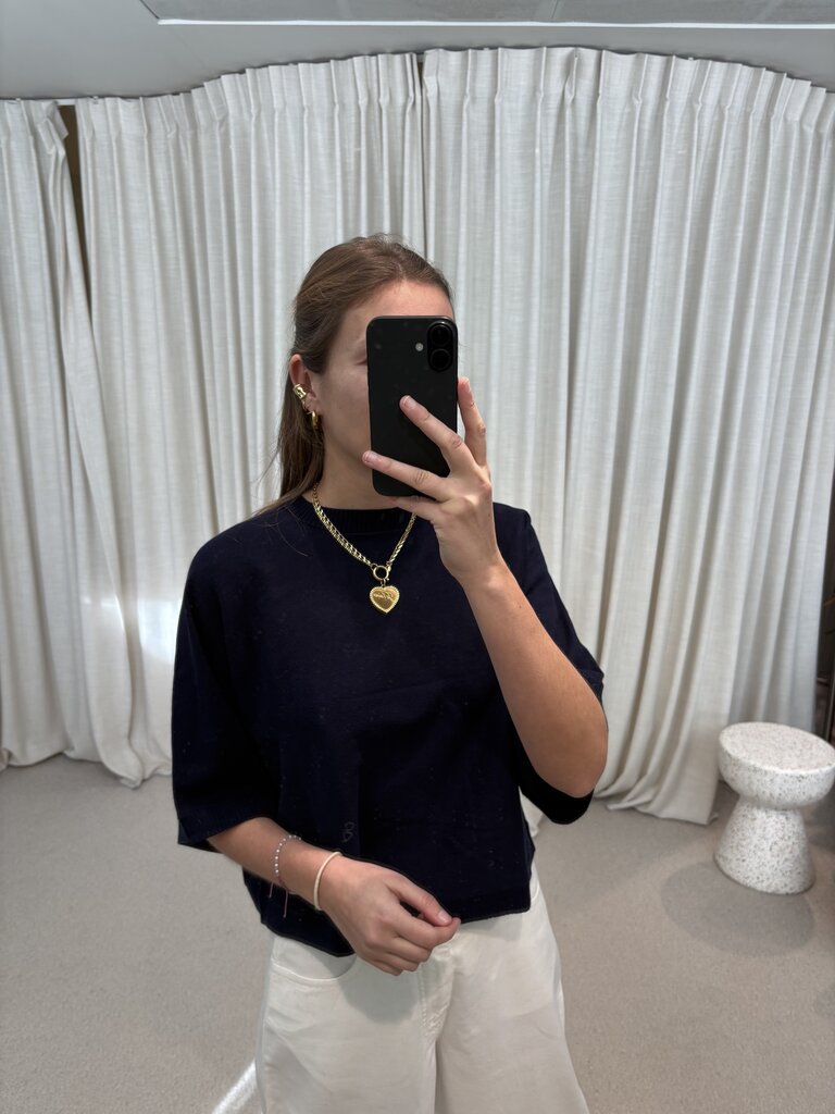 Absolut Cashmere Quinn Knit - Navy