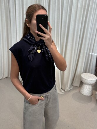 Absolut Cashmere Naomi Top - Navy