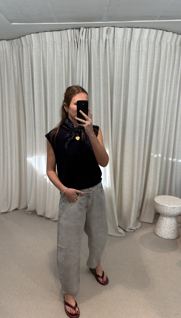 Absolut Cashmere Naomi Top - Navy