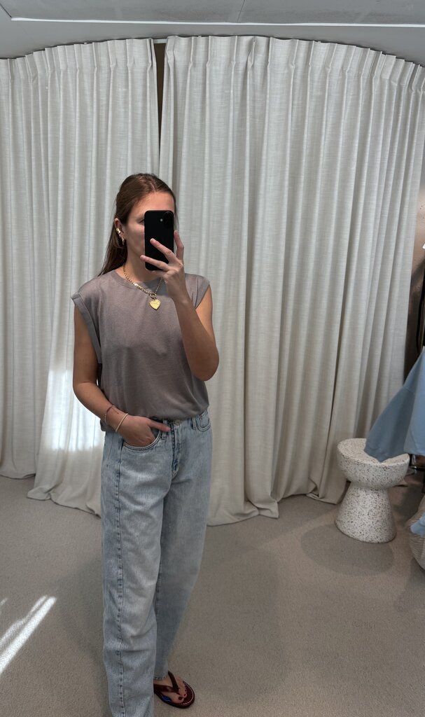 Absolut Cashmere Naomi Top - Moon