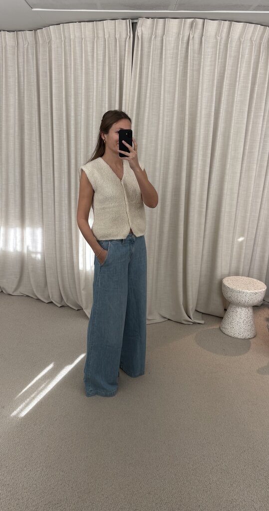 INTI Anabel Vest - Ecru/Beige