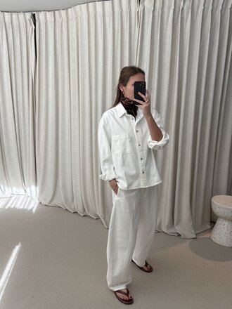 (+) People Big Marion Jeans - Bianco