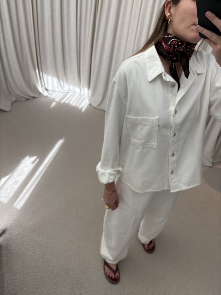 (+) People Big Marion Jeans - Bianco