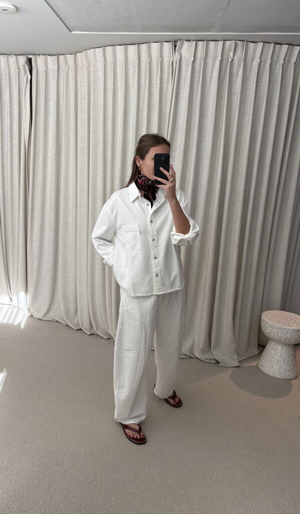 (+) People Big Marion Jeans - Bianco