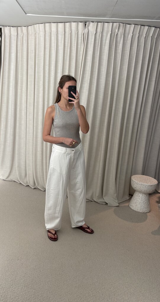 (+) People Big Marion Jeans - Bianco