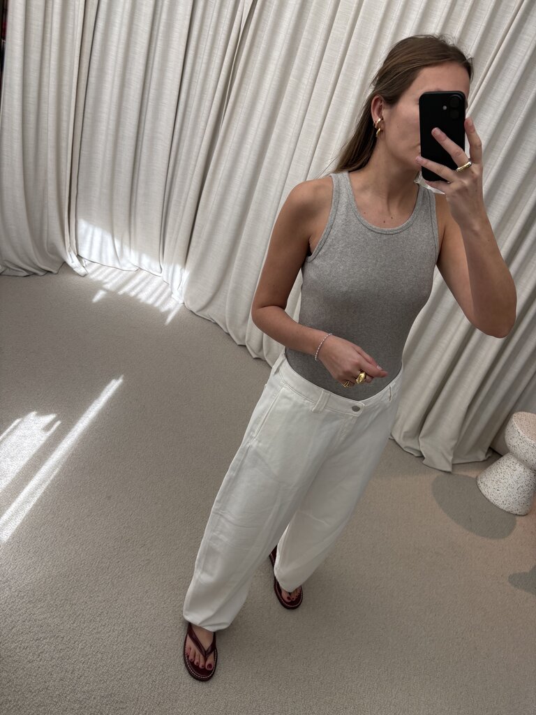 (+) People Big Marion Jeans - Bianco