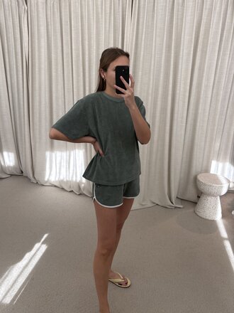 Raff Collective Isabelle Top - Kaki