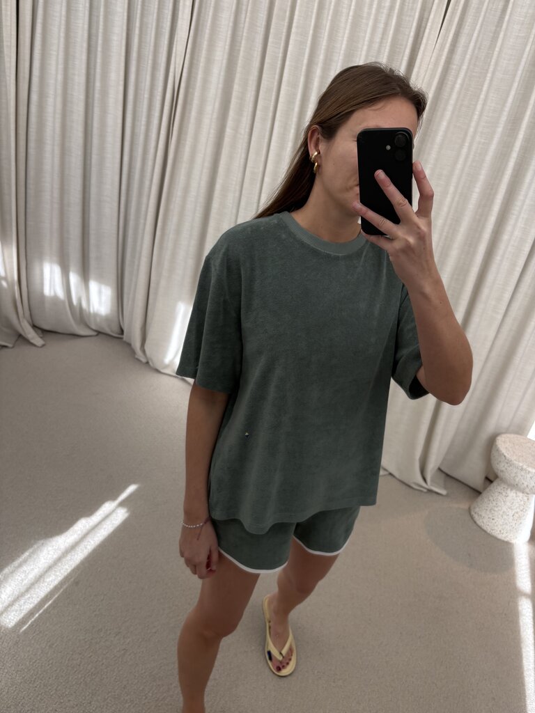 Raff Collective Isabelle Top - Kaki