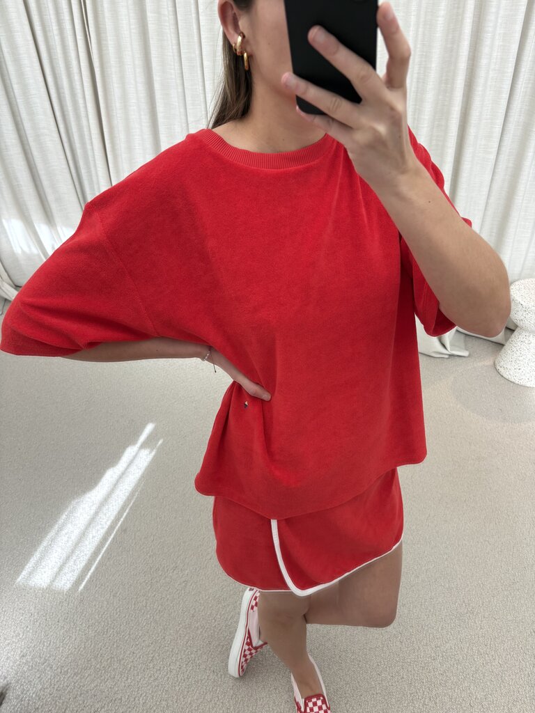 Raff Collective Isabelle Top - Red