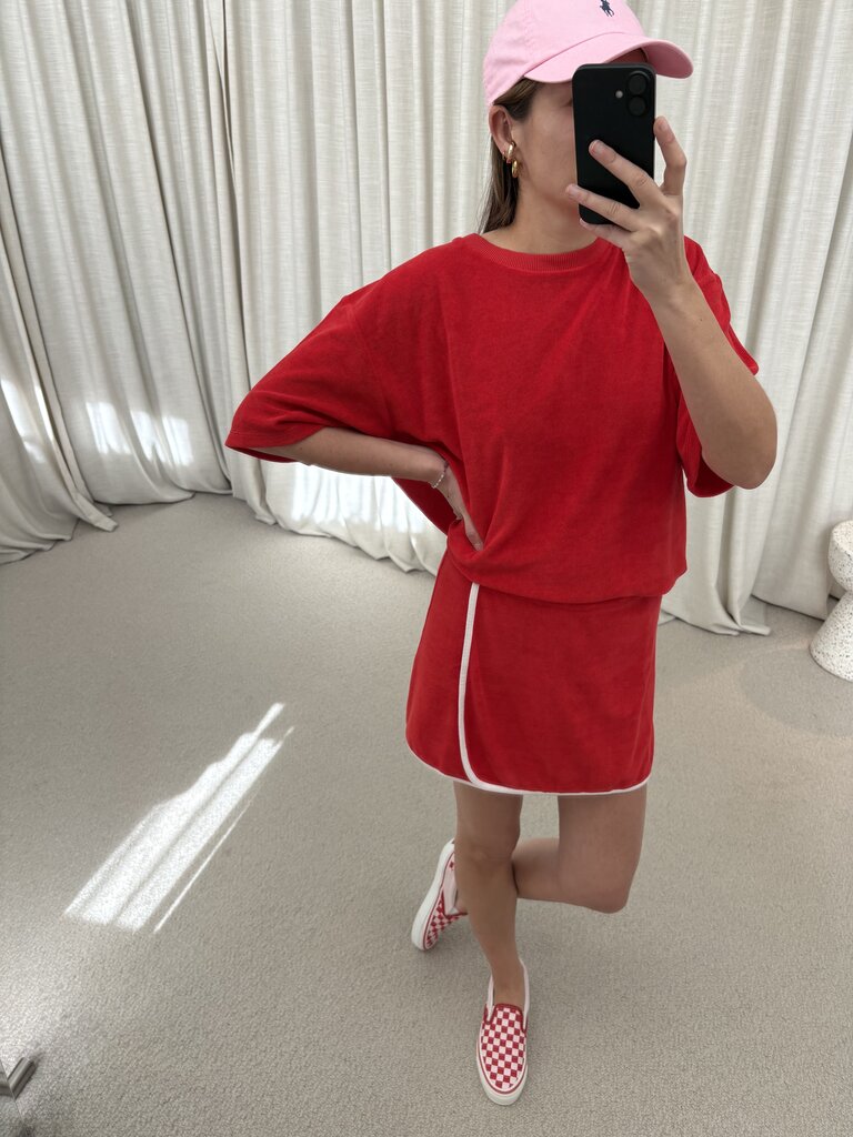 Raff Collective Isabelle Top - Red