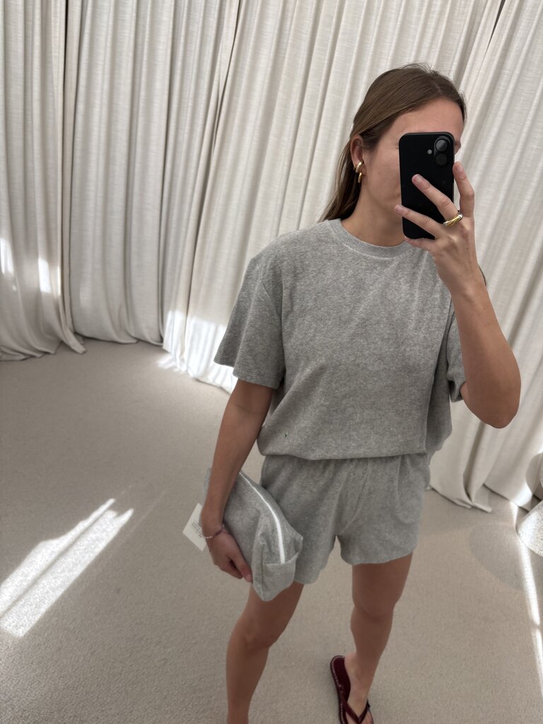 Raff Collective Isabelle Top - Grey Melange