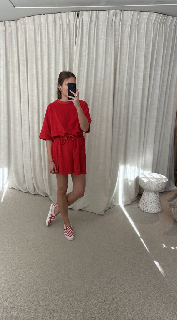 Raff Collective T-Dress - Red