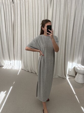 Raff Collective Dahlia Dress - Grey Melange