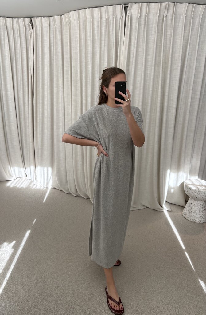 Raff Collective Dahlia Dress - Grey Melange