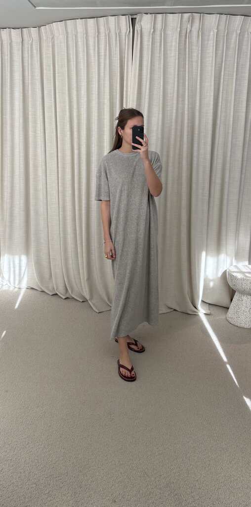 Raff Collective Dahlia Dress - Grey Melange