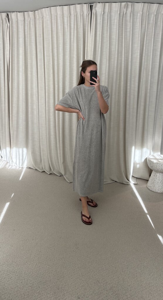 Raff Collective Dahlia Dress - Grey Melange