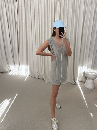 Raff Collective May Dress - Grey Melange