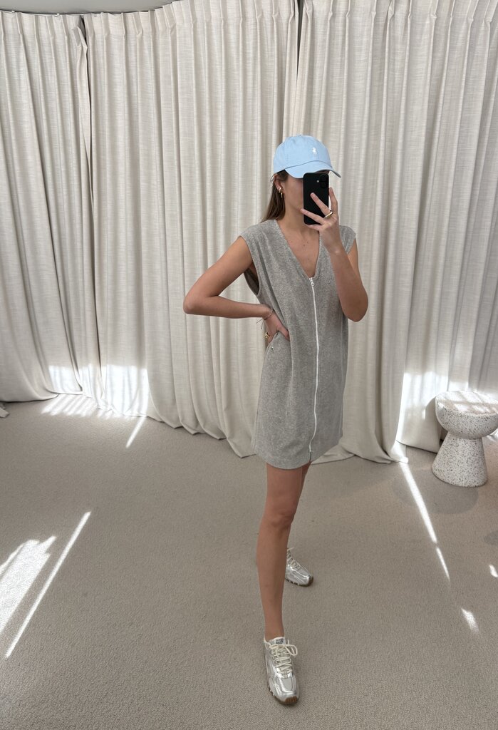 Raff Collective May Dress - Grey Melange